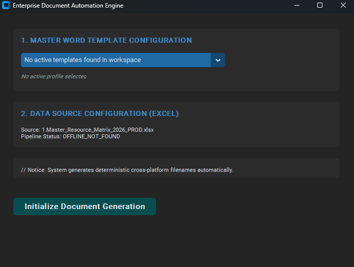Document automation engine
