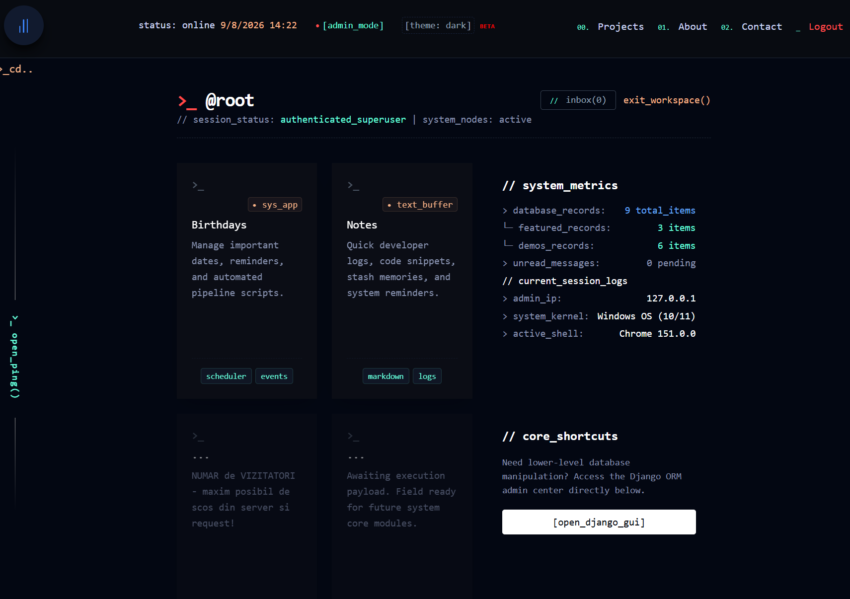 Portofolio site